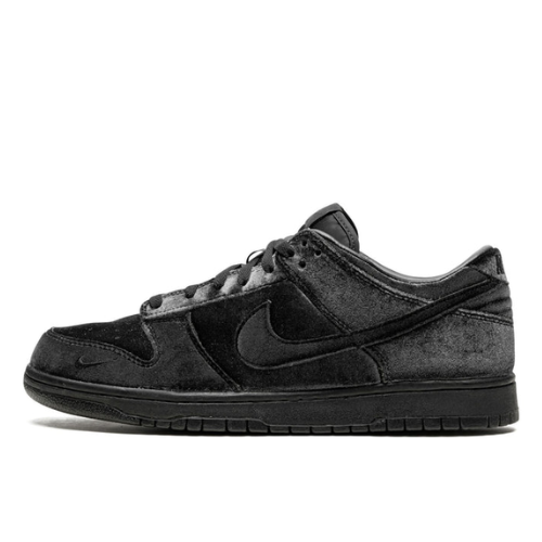 Nike Dunk Low Dover Street Market Triple Black Velvet