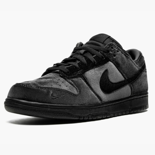 Nike Dunk Low Dover Street Market Triple Black Velvet