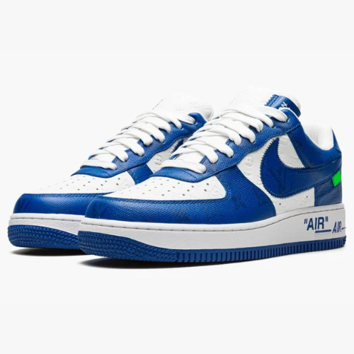 Louis Vuitton Air Force 1 LOW Virgil Abloh - White Blue