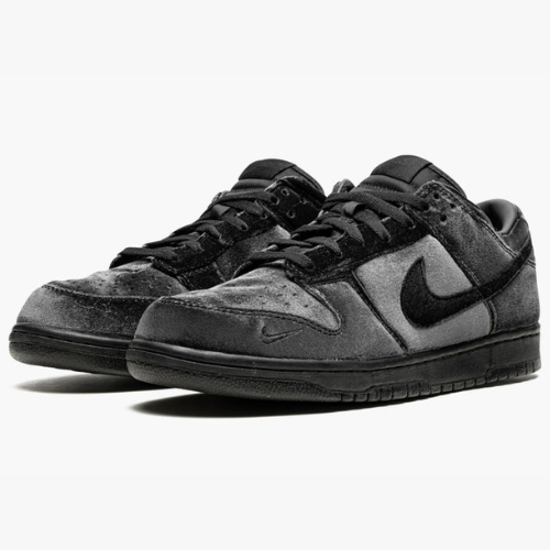 Nike Dunk Low Dover Street Market Triple Black Velvet