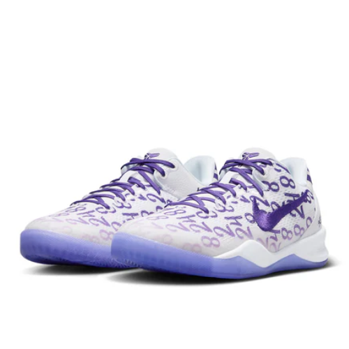 (GS) Nike Kobe 8 Protro 'White Court Purple'