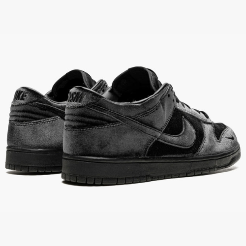 Nike Dunk Low Dover Street Market Triple Black Velvet