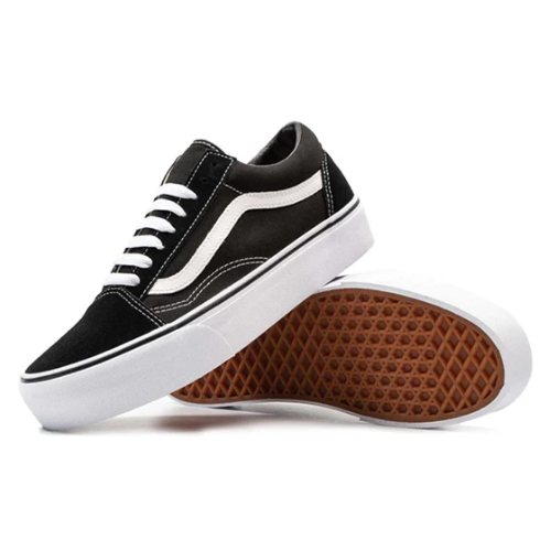 Vans Old Skool Plataforma BLACK WHITE